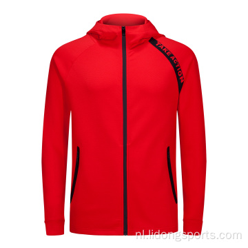 modieuze unisex mannen dames hoodie sport workout jas